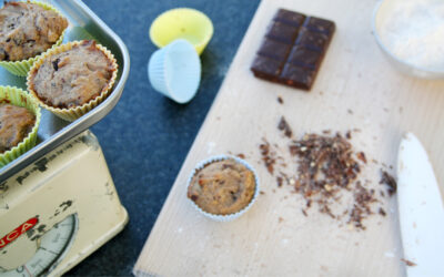 Bananen Schoko Nuss Muffins