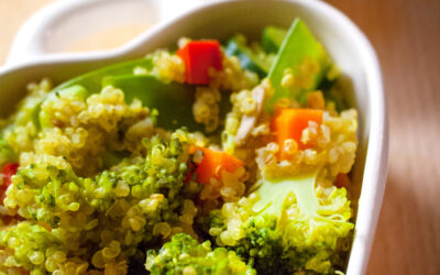 Gemüse Quinoa Schüssel