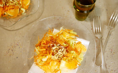 Wintersalat mit Mandarinen